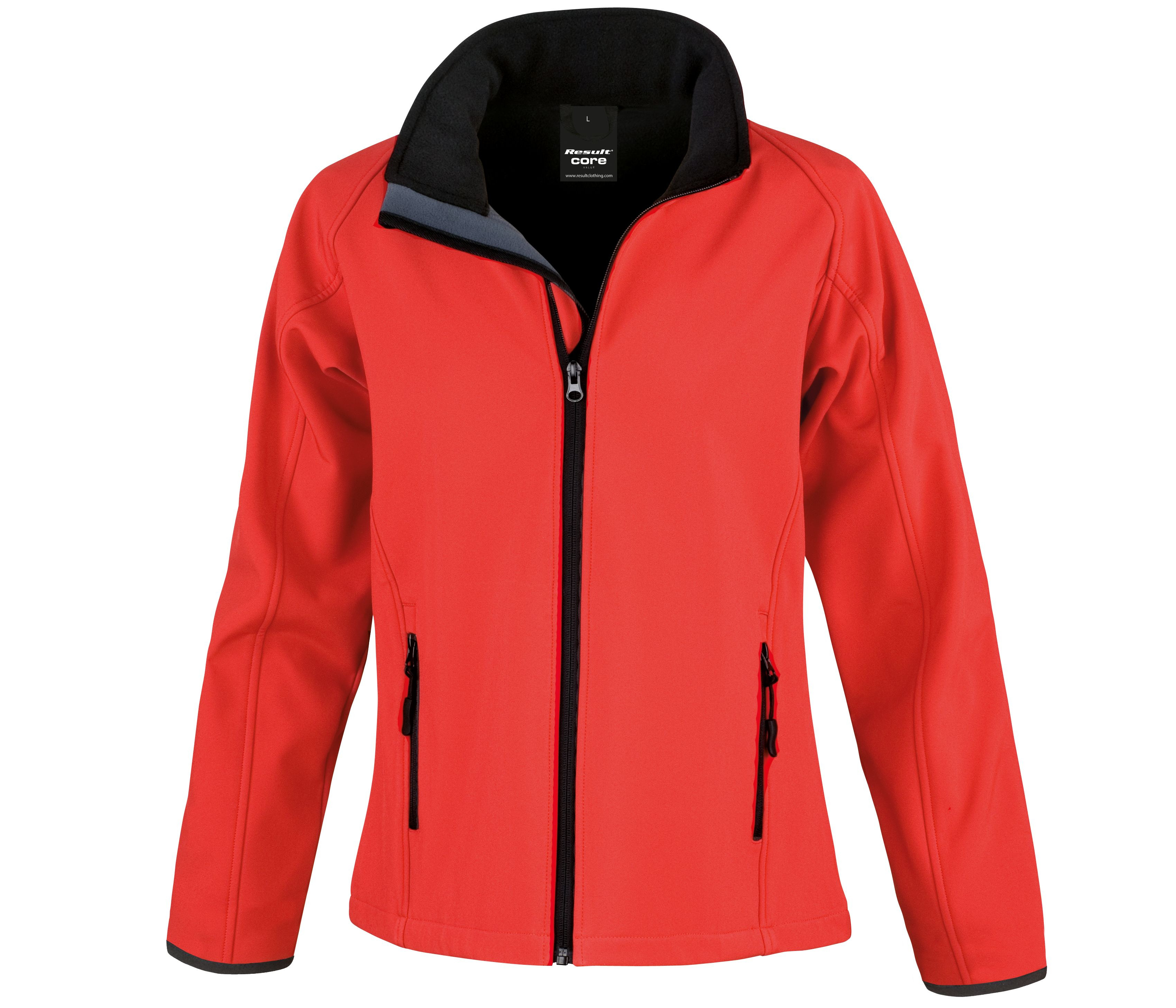 WOMENS PRINTABLE SOFTSHELL JACKET